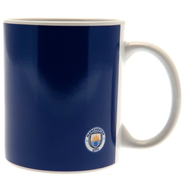 Manchester City FC Large Crest Mugg One Size Himmelsblå Sky Blue One Size