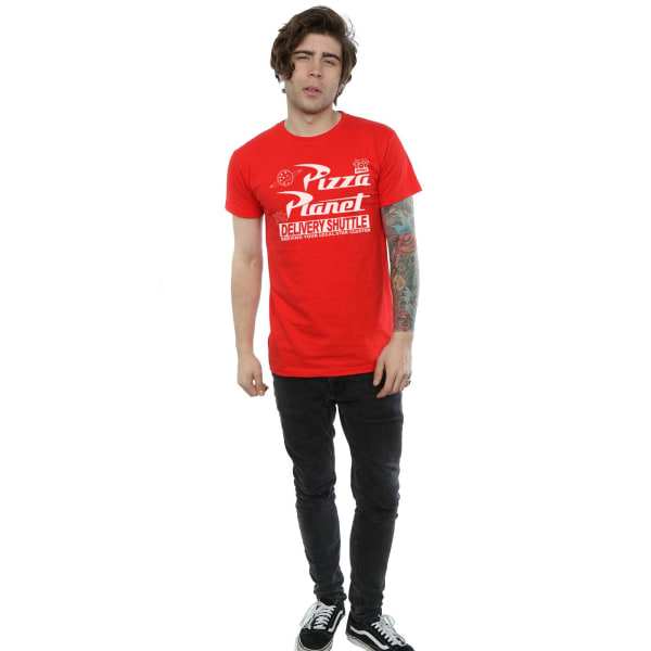 Toy Story Herr Pizza Planet bomull T-shirt XL Röd Red XL