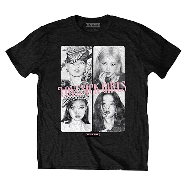 BlackPink Unisex Adult Love Sick T-Shirt XXL Svart Black XXL