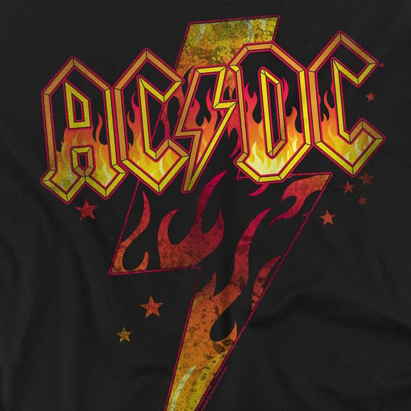 AC/DC Herr Fire Bolt T-shirt M Svart Black M