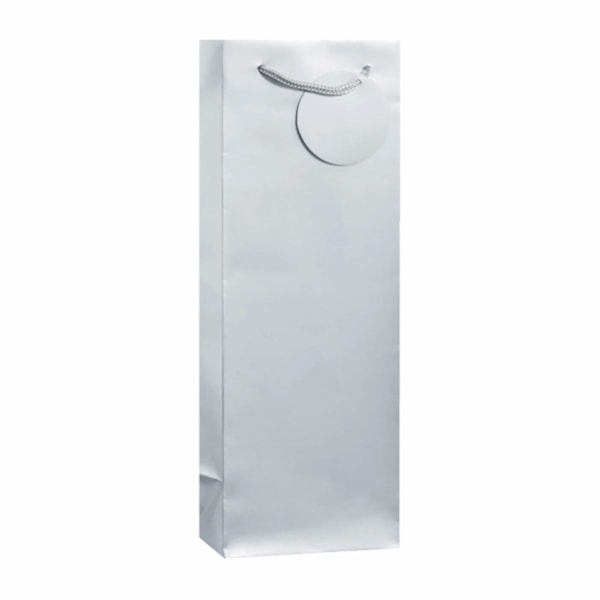 SE Finishing Touch enfärgade presentpåsar för flaskor (6-pack) O Silver One Size