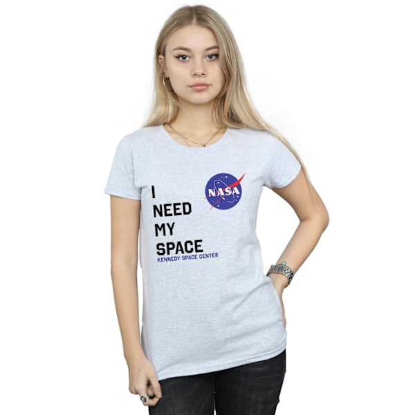 NASA Dam/Kvinnor Jag Behöver Min Rymd Bomull T-shirt XL Sports Grå Sports Grey XL