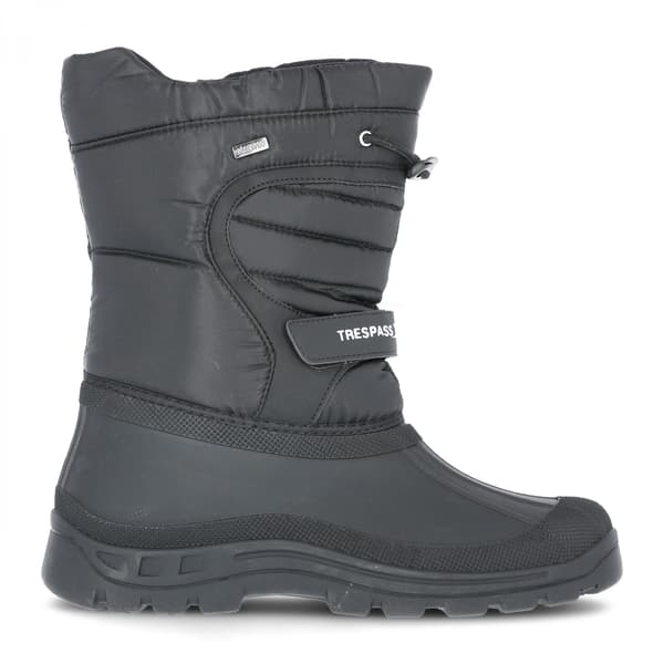 Trespass Unisex Dodo Pull On Vinter Snöstövlar 12 UK Svart Black 12 UK