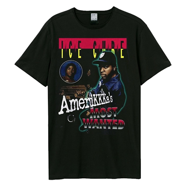 Amplified Unisex Adult Amerikkka´s Most Wanted Ice Cube Vintage Black XS