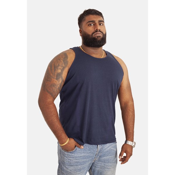 Duke Herr Tanktop D555 Fabio Storlek L Marinblå Navy L