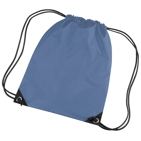 Bagbase Premium Gymsac Vattentät Väska (11 Liter) (2-pack) Airforce Blue One Size