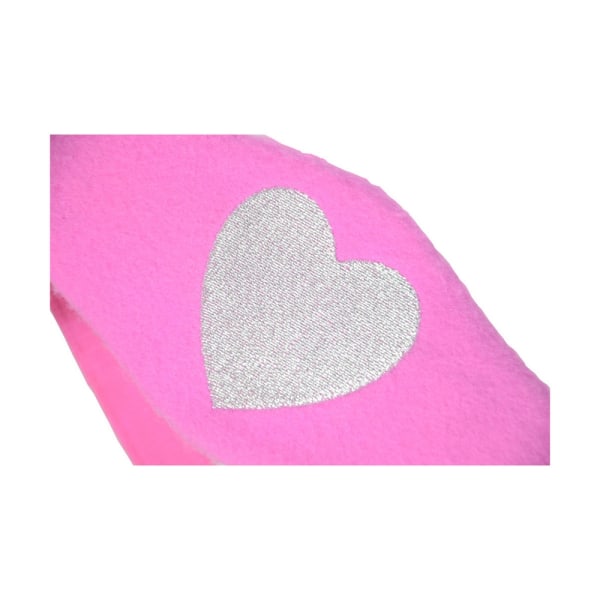 Hy Heart Fleece Head Collar Hel Rosa/Silver Pink/Silver Full