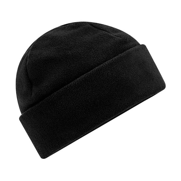 Beechfield Återvunnen Fleece Beanie One Size Svart Black One Size