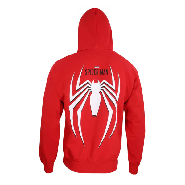 Spider-Man Unisex Adult Crest Hoodie L Röd Red L