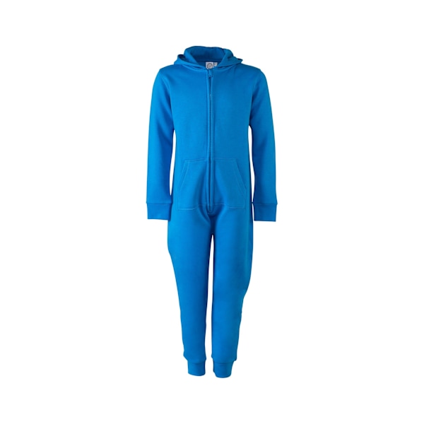 Skinnifit Minni Barn/Barn Zip Up All-In-One 11/12 År Sa Sapphire Blue 11/12 Years