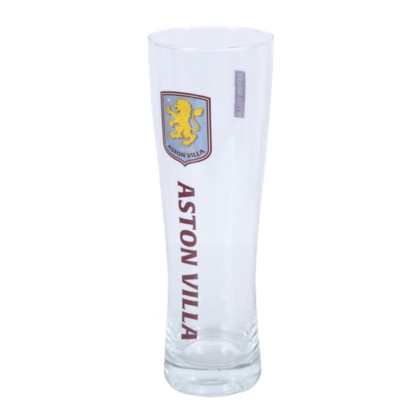 Aston Villa FC Högt Ölglas 570ml One Size Klar Clear One Size
