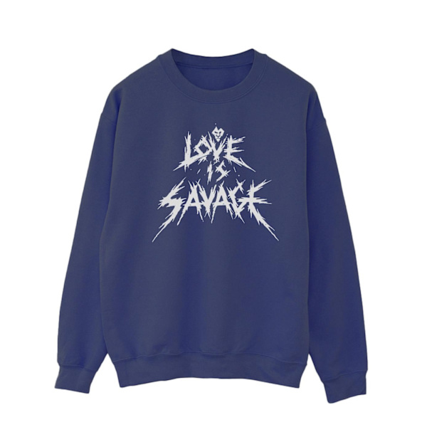Disney Herrskjorta Skurkar Kärlek Är Vild Tröja XL Marinblå Navy Blue XL