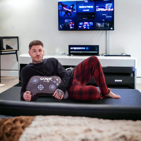 Spelkontroll Kudde för Gamers 40cm x 32cm Blå Blue 40cm x 32cm