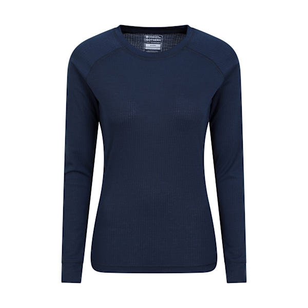 Mountain Warehouse Dam Talus Långärmad Topp för Kvinnor 10 UK Marinblå Navy 10 UK