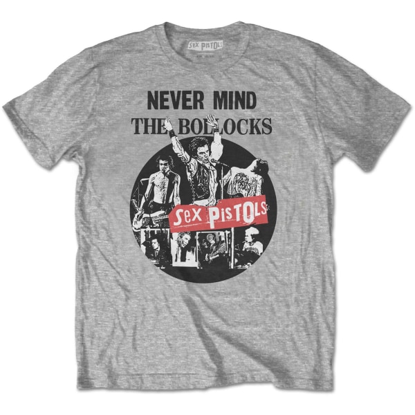 Sex Pistols Unisex Vuxen Never Mind The Bollocks T-Shirt M Grå Grey M