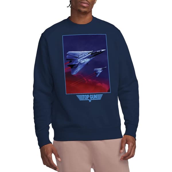 Top Gun Unisex Vuxen Clouds Sweatshirt S Marinblå Navy S