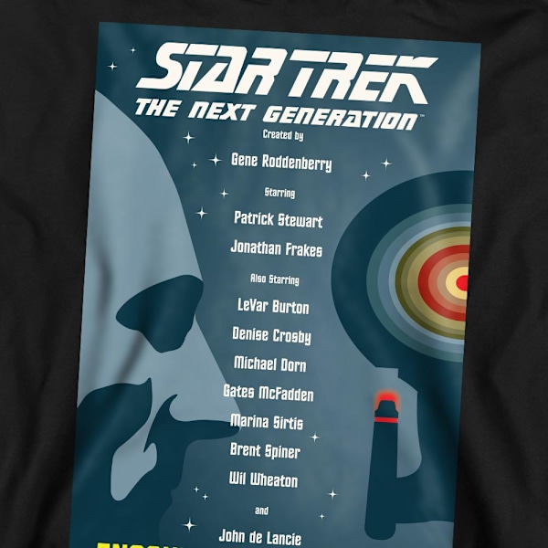 Star Trek Unisex Vuxen The Next Generation Säsong 1 Avsnitt 1 S Black S