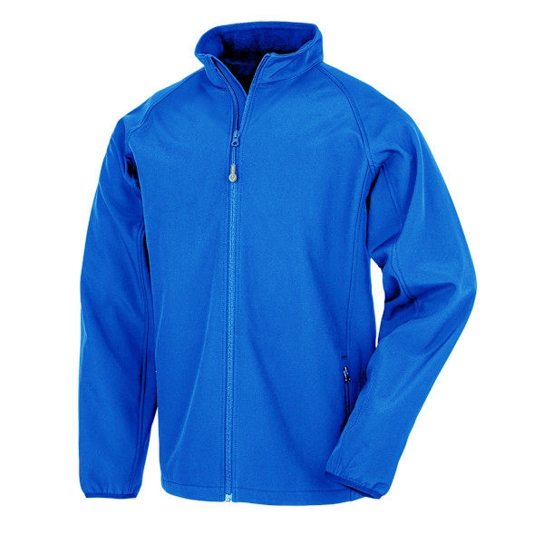 Result Äkta Återvunnen Herr Softshell Tryckbar Jacka M Royal Royal Blue M