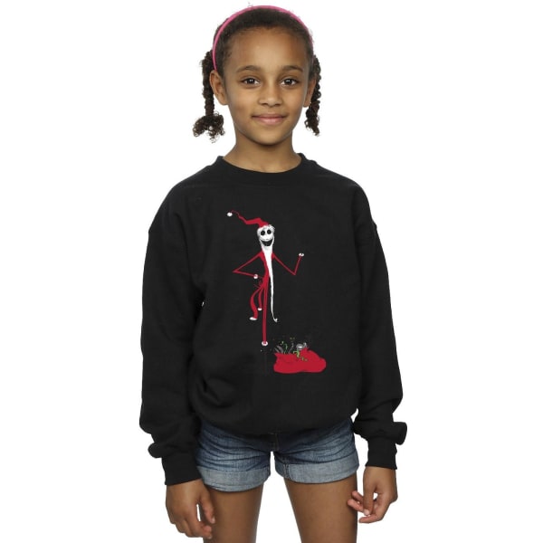 The Nightmare Before Christmas Flickor Julpresenter Sweatshirt Black 3-4 Years