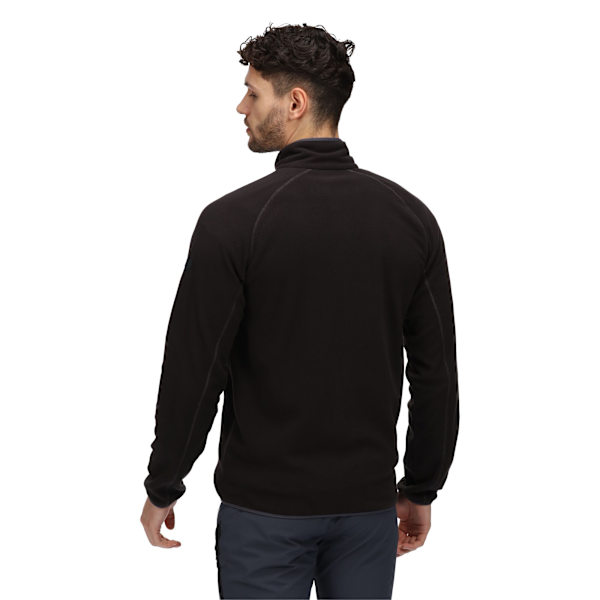 Regatta Herr Hadfield Full Zip Fleece Jacka L Svart Black L