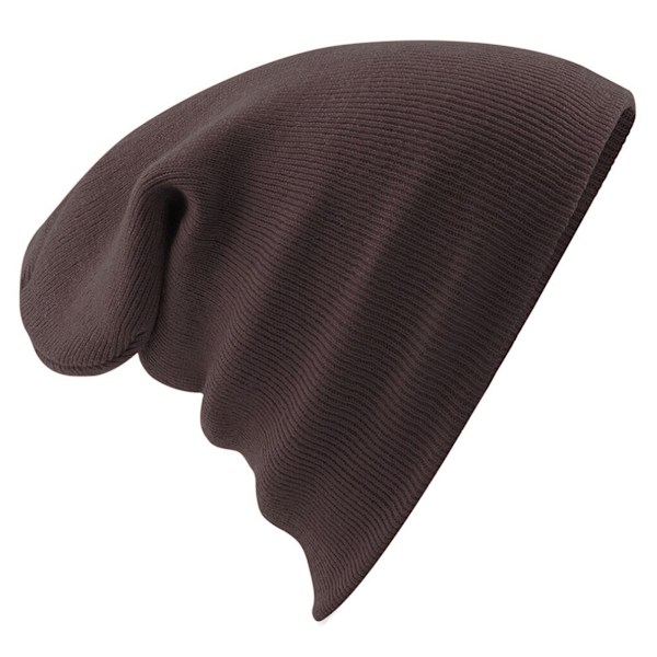 Beechfield Mjuk Feel Stickad Vintermössa One Size Choklad Chocolate One Size