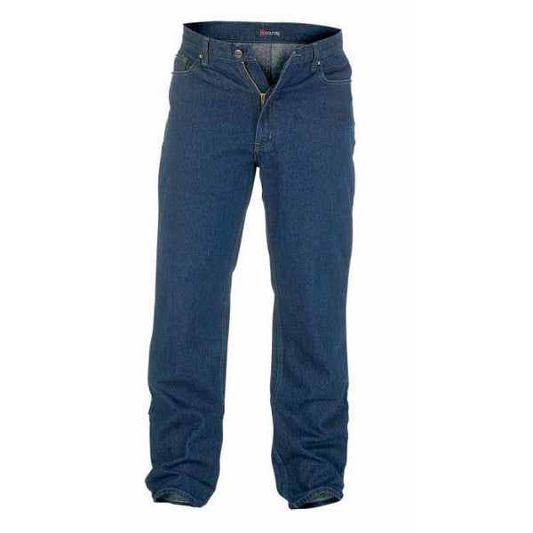 D555 Mens Rockford Kingsize Comfort Fit Jeans 42L Indigo Indigo 42L
