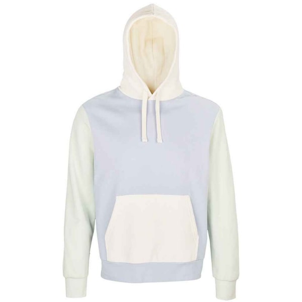 SOLS Unisex Adult Collins Contrast Organic Hoodie M Creamy Blue Creamy Blue M