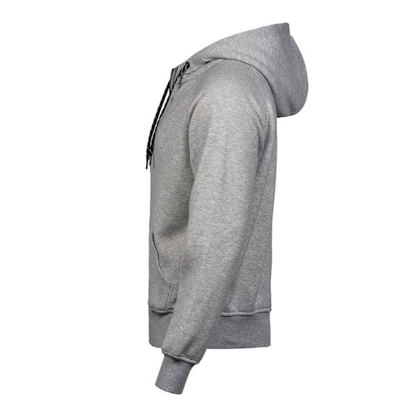 Tee Jays Herr Fashion Dragkedja Huvtröja 3XL Heather Grey Heather Grey 3XL