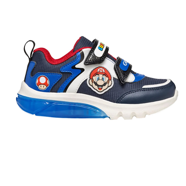 Geox Boys Ciberdron Super Mario Tränare 2.5 UK Marinblå/Kunglig Blå Navy/Royal Blue 2.5 UK