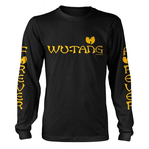 Wu-Tang Clan Unisex Vuxen Logotyp Långärmad T-shirt S Svart Black S