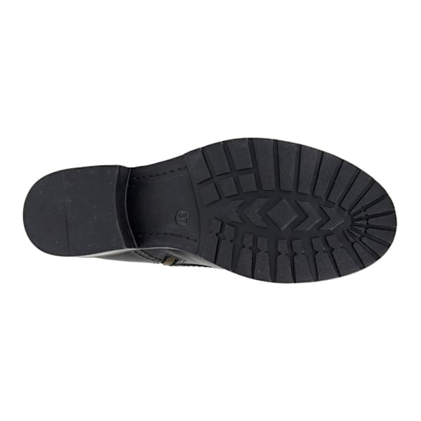 Woodland Damskor/Kvinnors Läder Ankelboots Storlek 4 UK Svart Black 4 UK