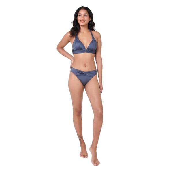 Biba Dam Ven Ruched Front Bikiniunderdelar 18 UK Grå Grey 18 UK