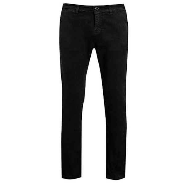 SOLS Herr Jules Chino Byxor 32L Svart Black 32L