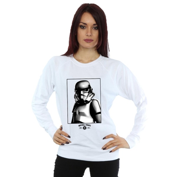 Star Wars Dam/Dam Imperial Troops Sweatshirt L Vit White L