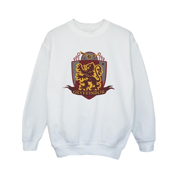 Harry Potter Pojkar Gryffindor Bröstmärke Sweatshirt 3-4 År W White 3-4 Years