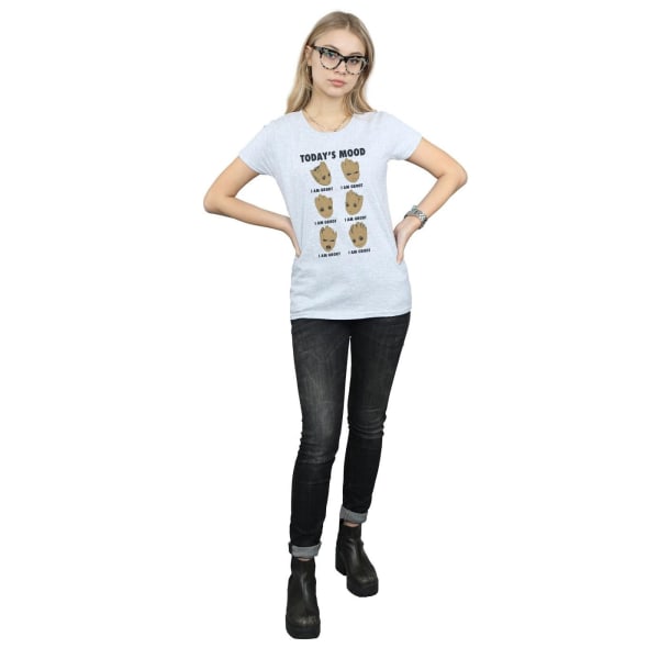 Guardians Of The Galaxy Womens/Ladies Today's Mood Baby Groot T Sports Grey XL