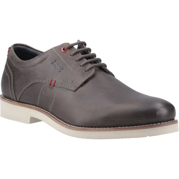 POD Herr Hampton Oxfords i italienskt läder 7 UK Grå Grey 7 UK