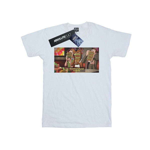 Scoobynatural Dam/Kvinnor Övernaturliga Snacks Bomull Pojkvän White XL