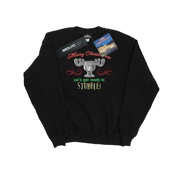 National Lampoon's Christmas Vacation Herr Moose Head Sweatshirt Black M