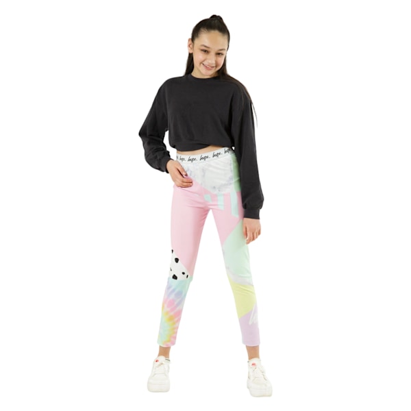 Hype Girls Pastel Collage Leggings 9-10 år Flerfärgad Multicoloured 9-10 Years