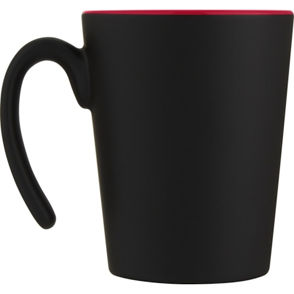 Bullet Oli Keramisk 360ml Mugg En Storlek Solid Svart/Röd Solid Black/Red One Size