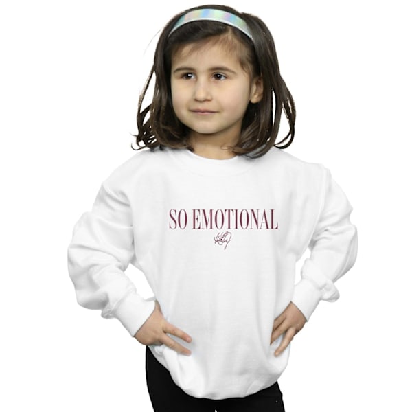 Whitney Houston Girls So Emotional Sweatshirt 3-4 år Vit White 3-4 Years