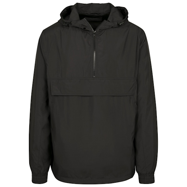Bygg ditt varumärke Unisex Vuxna Basic Pullover Jacka 4XL Svart Black 4XL