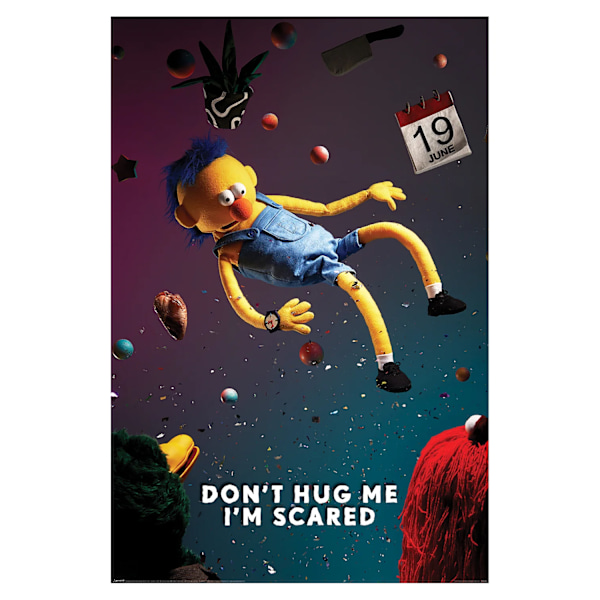 Don´t Hug Me I´m Scared Falling Poster 0.1cm x 91.5cm x 61cm Mu Multicoloured 0.1cm x 91.5cm x 61cm