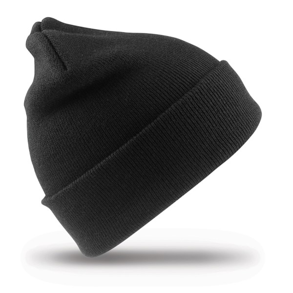 Result Äkta Återvunnen Thinsulate Mössa One Size Svart Black One Size
