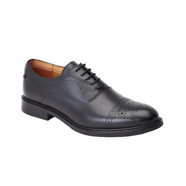 Base London Corbin Läder Oxford Skor Herr 7 UK Svart Black 7 UK