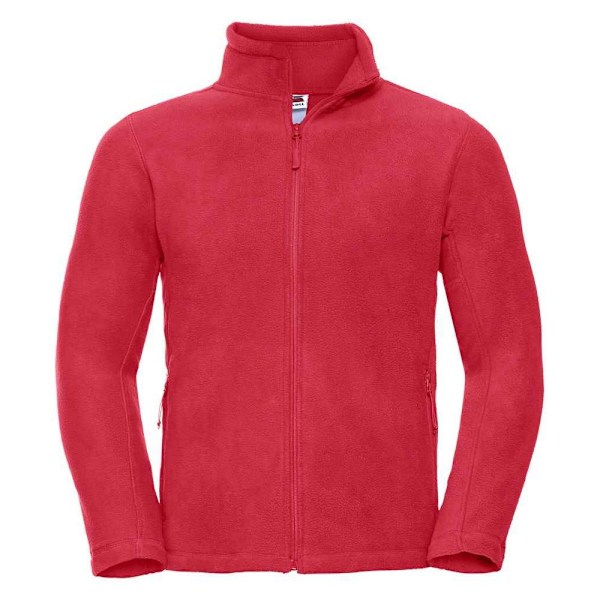 Russell Herr Fleecejacka för män Utomhus M Klassisk Röd Classic Red M