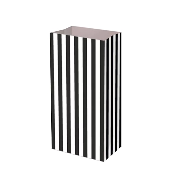 Playwrite Candy Stripe Godispåse L Svart/Vit Black/White L
