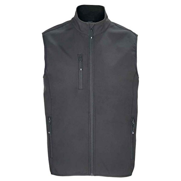 SOLS Falcon Softshell Återvunnen Väst L Charcoal Charcoal L