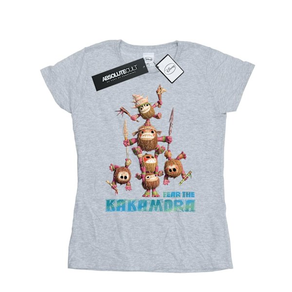 Disney Dam/Kvinnor Moana Fear The Kakamora Bomull T-shirt M S Sports Grey M